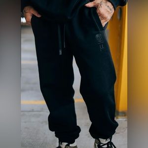 SQUIDHAUS DEATH OVER AVERAGE SWEATPANTS BLACK - L